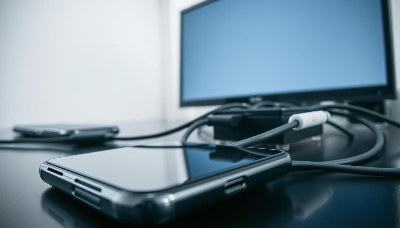 Kabelverbindungen Smartphone Fernseher